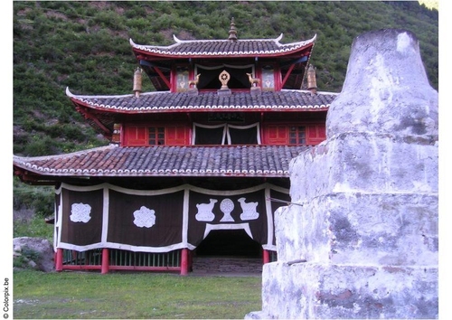 temple in villiage
