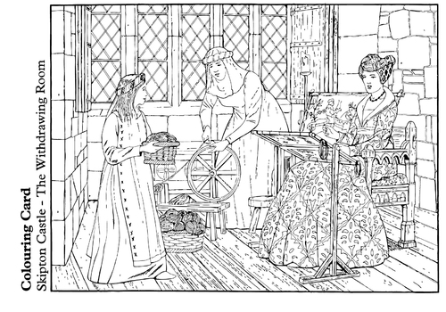 Coloring page The Withdrawing Room