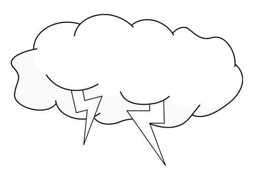 thundercloud tattoo design