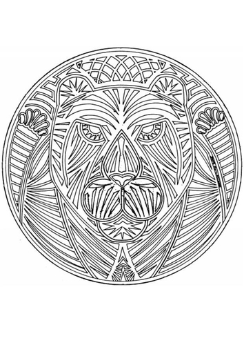 tiger mandala