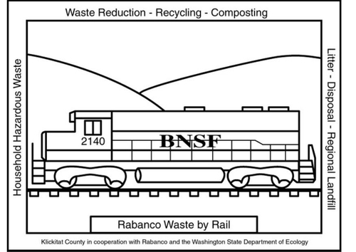 waste container train