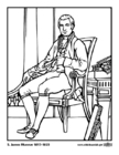 Coloring page 05 James Monroe