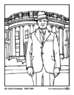 Coloring page 30 Calvin Coolidge