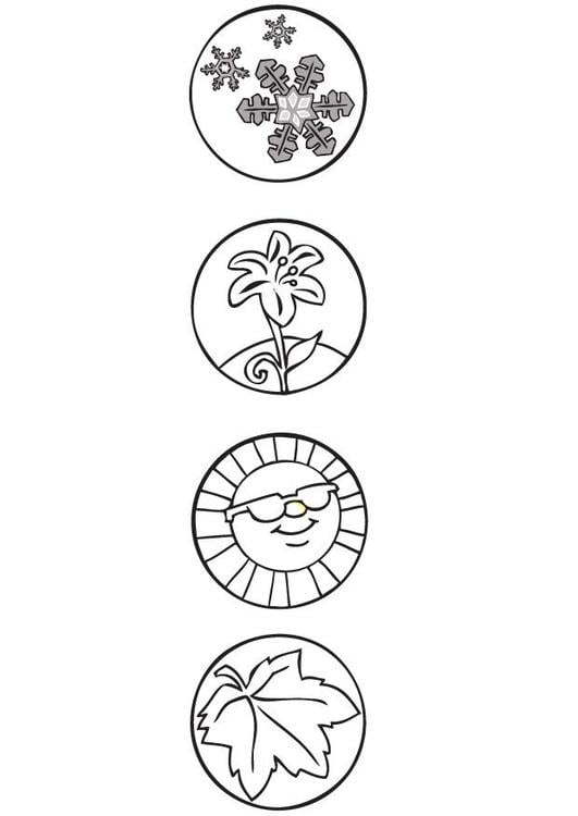 4 seasons - symbols