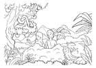 Coloring pages Adam and Eve