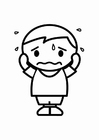 coloring-page afraid