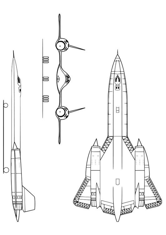 aircraft - Lockheed SR-71A