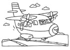 Coloring pages airplane