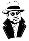 Coloring pages Al Capone