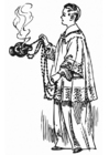 Coloring pages altar server