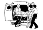Coloring pages ambulance