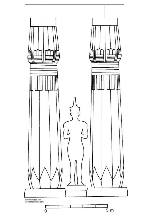 Coloring page Amenhotep III