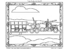 Coloring pages American Truck