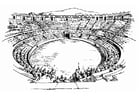 Coloring pages amphitheater