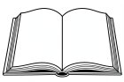 an empty book