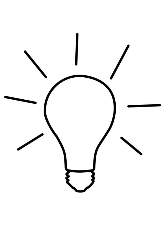Coloring page an idea