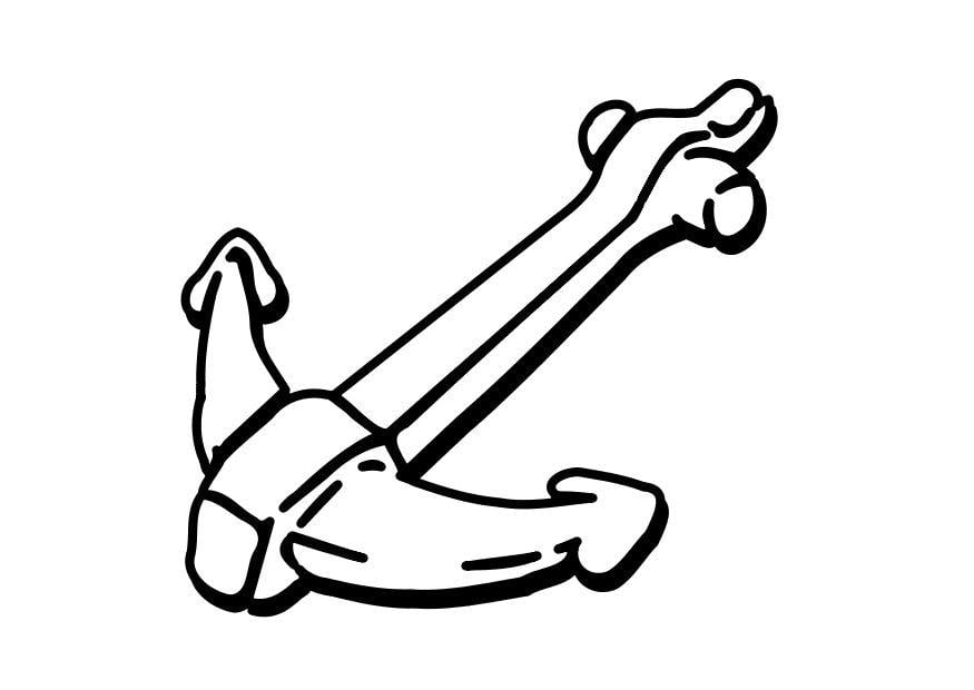 Coloring page anchor
