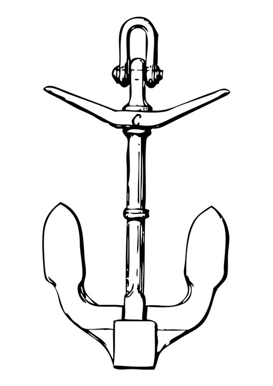 Coloring page Anchor