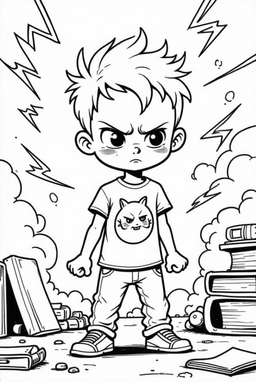 angry boy