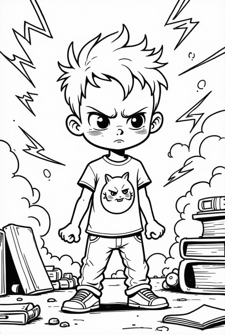 angry boy