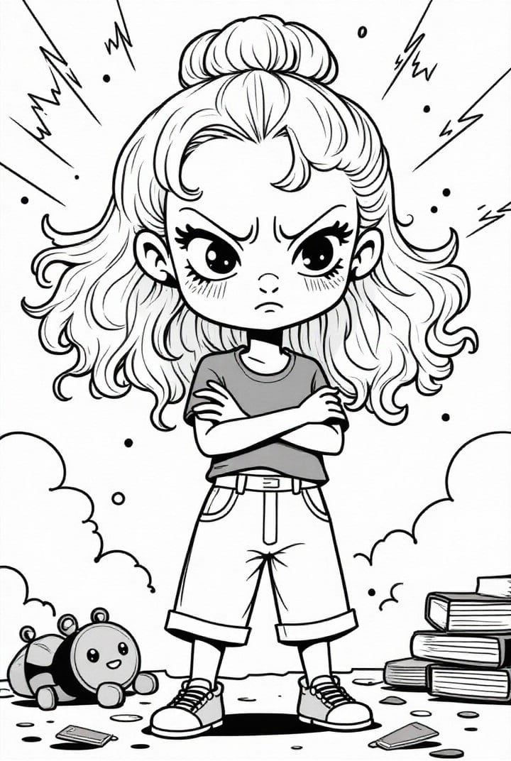angry girl