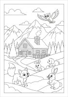 animals in winter
