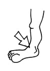 Coloring pages ankle