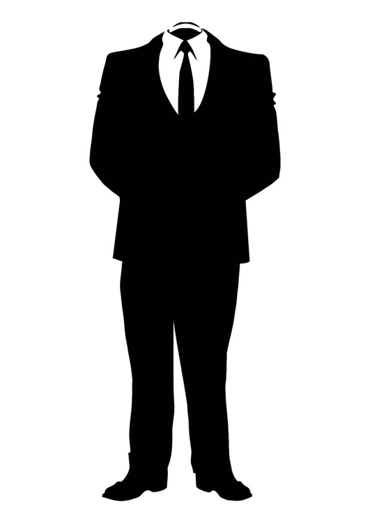Coloring page anonymous