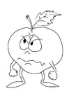 Coloring page Apple