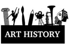 Coloring page art history