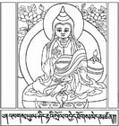 Coloring pages Asanga