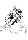 Coloring pages astronaut