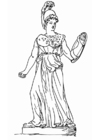 Coloring page Athena