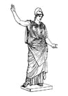 Coloring pages Athena