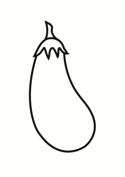 Coloring page aubergine