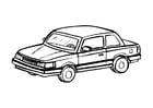 Coloring page automobile