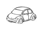 Coloring page automobile