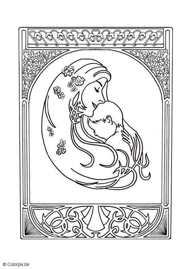 Coloring Page baby - free printable coloring pages - Img 6801