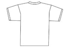 Coloring page back of t-shirt