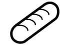 Coloring pages baguette