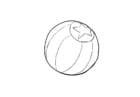 Coloring page ball