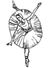 Coloring pages ballerina