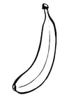 Coloring page banana