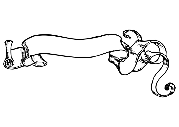 Coloring page banner