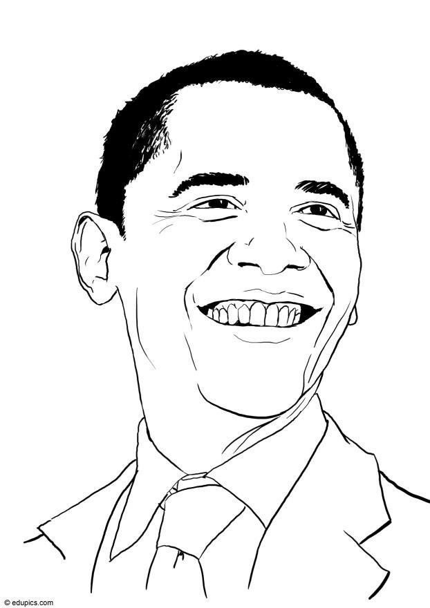 free printable coloring pages of barack obama