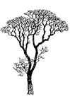 Coloring pages Bare Tree