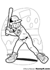 Coloring pages baseball