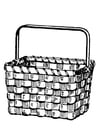 Coloring pages basket