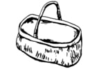 Coloring pages basket