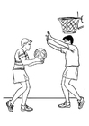 Coloring pages basketball